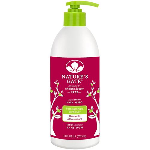 Nature's Gate Moisturizing Lotion, Pomegranate Sunflower, 18 Oz