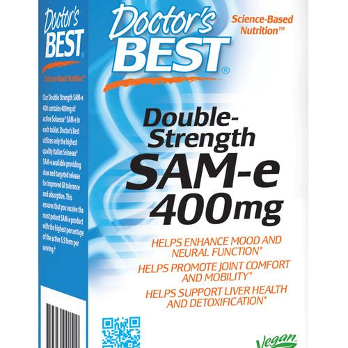 Doctor s Best SAM-e Enteric Coated Tablets  400 Mg  30 Ct