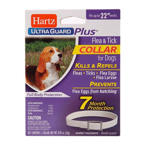 Hartz UltraGuard Plus Flea & Tick Collar For Dogs