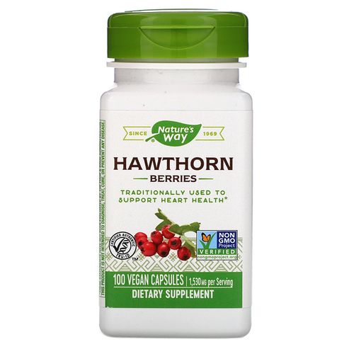 Nature s Way Premium Herbal Hawthorn Berries  100 Ct