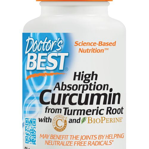 Doctor s Best Curcumin From Turmeric Root  Non-GMO  Gluten Free  Soy Free  Joint support  500mg Caps with C3 Complex & BioPerine  120 Veggie Caps