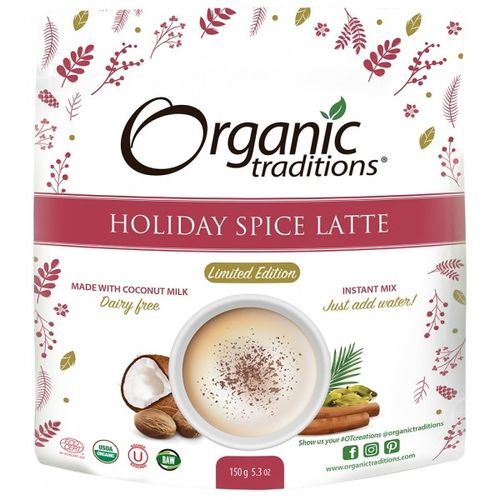 Organic Traditions Holiday Spice Lat