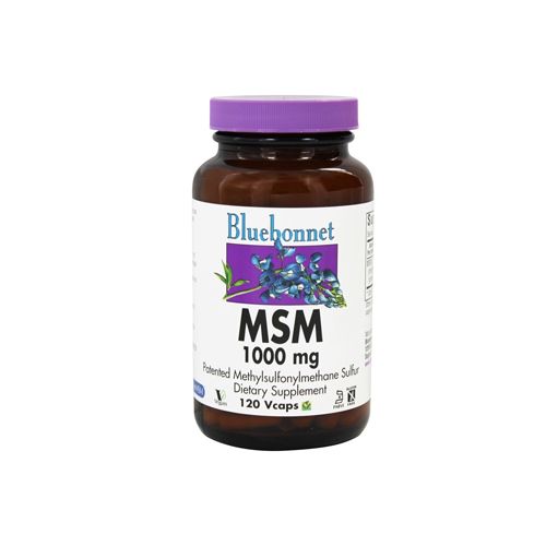 MSM  1 000 mg  120 Vegetable Capsules  Bluebonnet Nutrition