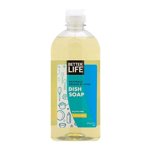 Better Life, Dish Soap Lemon Mint - 22oz