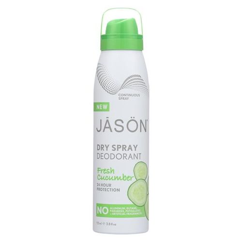 JASON Soothing Fresh Cucumber Dry Spray Deodorant  3.2 oz.