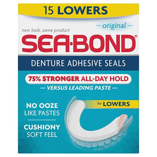 Secure Denture Adhesive Seals  Original Lowers