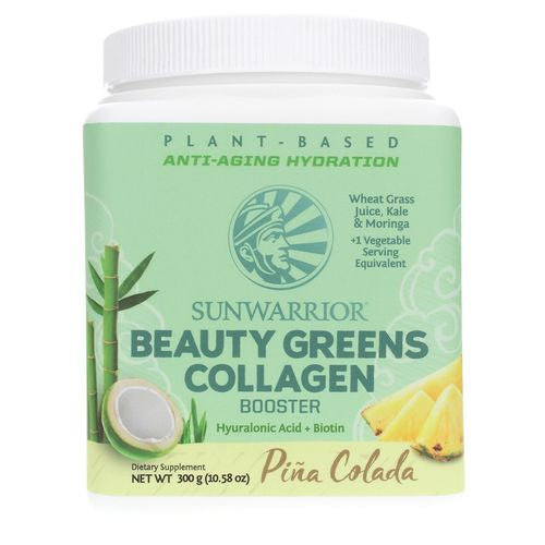 Sunwarrior  Beauty Greens Collagen Booster  Pina Colada  1 scoop  (12gr) 25 servings