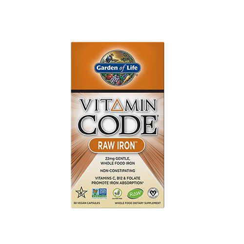 Garden of Life Vitamin Code Iron  30 Capsules