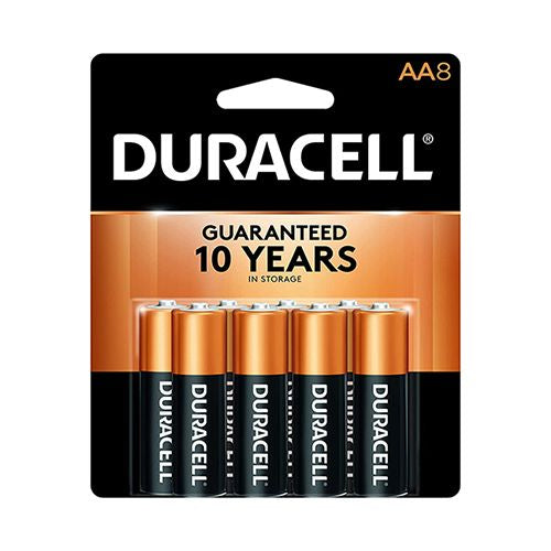 Duracell 8-Pack AA Alkaline Batteries
