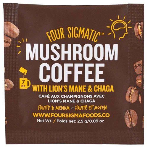 FOUR SIGMATIC Organic Lion's Mane & Chaga Coffee Mix, 0.09 OZ (B07FWRF7DK)