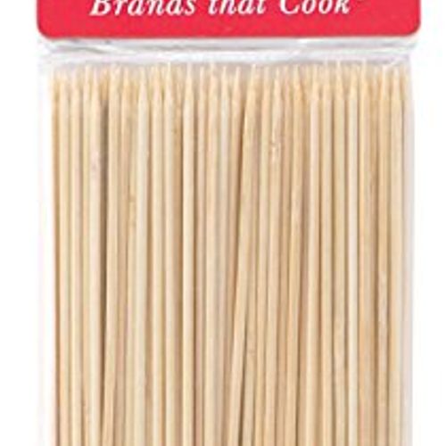 HIC Bamboo BBQ  Kabob and Grill Skewers  6-Inches Long  Set of 100