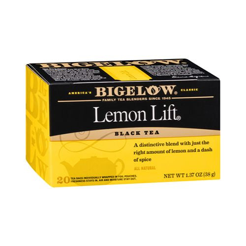 Bigelow, Black Tea, Lemon Lift, 20 Tea Bags, 1.37 oz (38 g) (B0034KQPGQ)