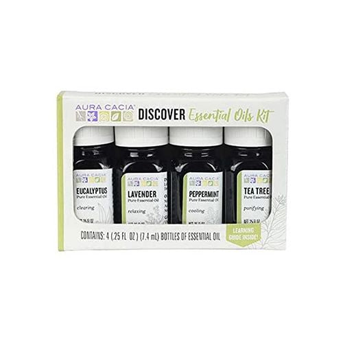 Aura Cacia, Ess Oil Discovry Kit 4pk - 1oz