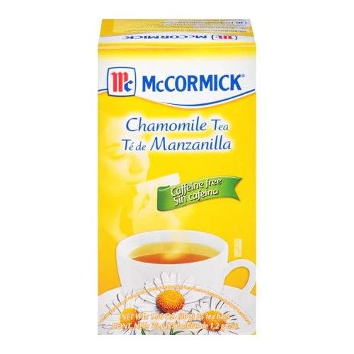 McCormick 25 Count Box Caffeine Free Chamomile Tea Bags, 1.06 oz