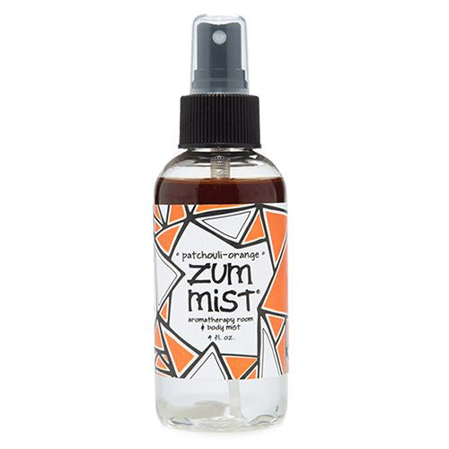 Indigo Wild Zum Mist Aromatherapy Spray, Patchouli-Orange, 4 Fluid Ounce