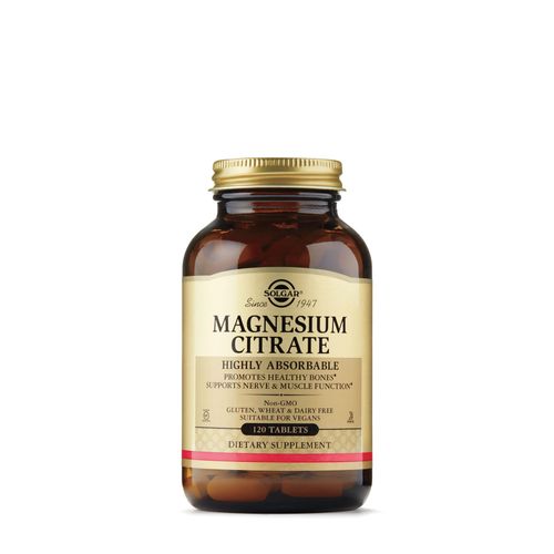 Solgar Magnesium Citrate Tablets  120 Tabs
