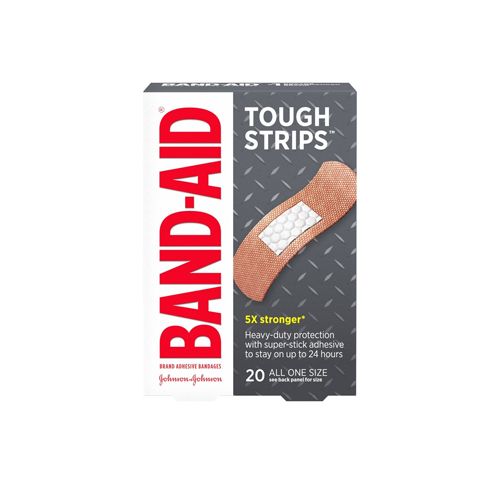 BANDAID BRAND TOUGH STRIPS 20 Count