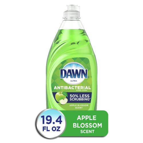 Dawn Ultra Antibacterial Liquid Dish Soap  Apple and Blossom Scent  19.4 Fluid Ounce