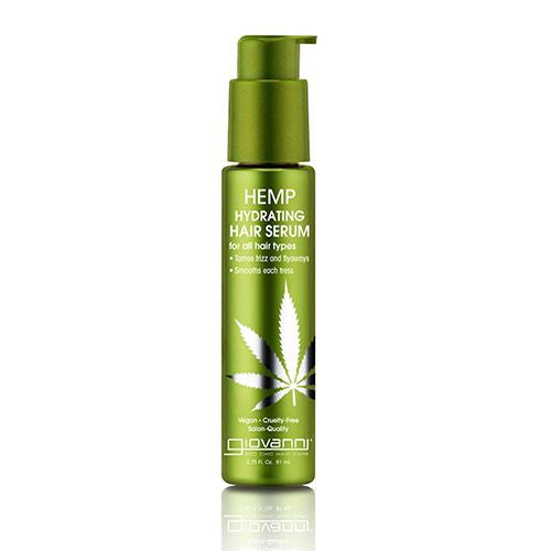 GIOVANNI Hemp Hydrating Hair Serum  2.75 oz. Hemp Seed Oil  Aloe Vera  Frankincense  Anti-Frizz Formula Helps Stimulate  Moisturize and Revitalize Damaged Hair  No Parabens  Color Safe (Pack of 1)