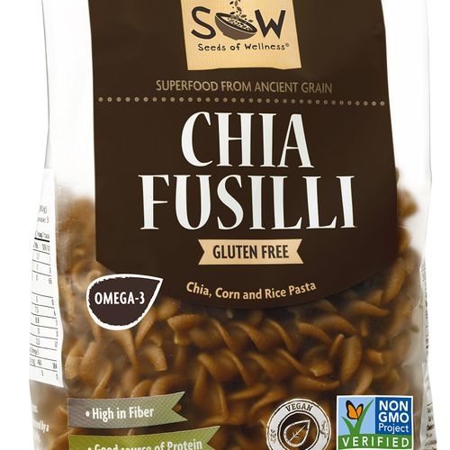 SOW - Seeds of Wellness Gluten-Free Chia Fusilli Pasta