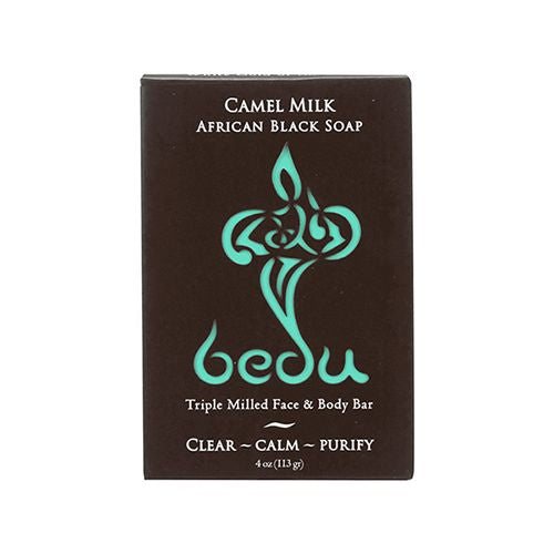 Bedu Face and Body Bar - Camel Milk, African Black Soap - 4 oz.