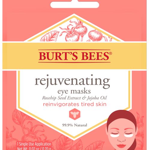 Burt s Bees Rejuvenating Eye Mask  Single Use Eye Mask  1 Pair