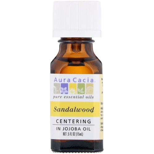 Aura Cacia Rose Otto in Jojoba Oil 0.5 fl. oz.