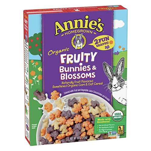Annie's Fruity Bunnies and Blossoms Cereal