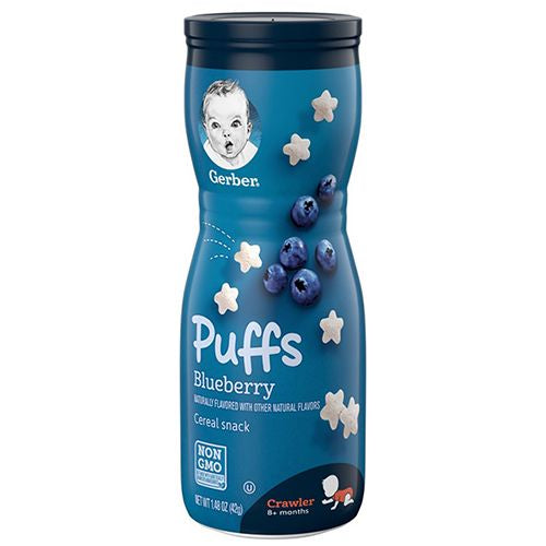 Gerber Puffs Blueberry Non-GMO Cereal Snack - 1.48oz
