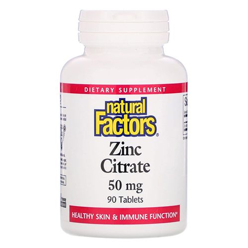 Natural Factors Zinc Citrate 50 Mg -