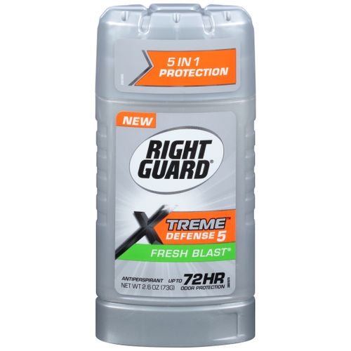 Right Guard Total Defense 5 Powerstripe Anti-Perspirant Deodorant  Fresh Blast  2.6-Ounce Tube