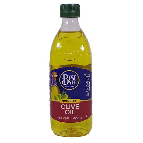 Best Yet 100  Pure Olive Oil - 17 Oz