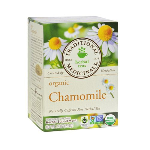 Traditional Medicinals, Tea Chamomile Org - 16bg