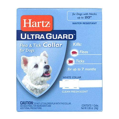 UltraGuard Flea & Tick Dog Collar 20   White