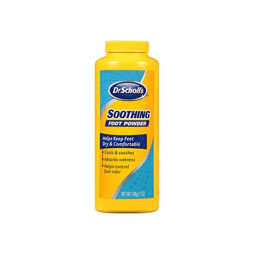Dr. Scholl's Soothing Foot Powder for Wetness and Odor, 7 Oz