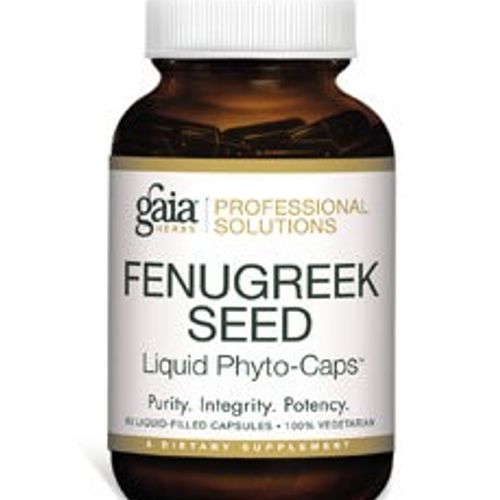 Gaia Herbs Fenugreek Seed - Helps Support Healthy Lactation and Breast Milk Production* - Made With Organic Fenugreek Seeds - 60 Vegan Liquid Phyto-Capsules (Up to 15-Day Supply)