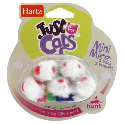 Hartz Just For Cats 5 Pack Mini Mice