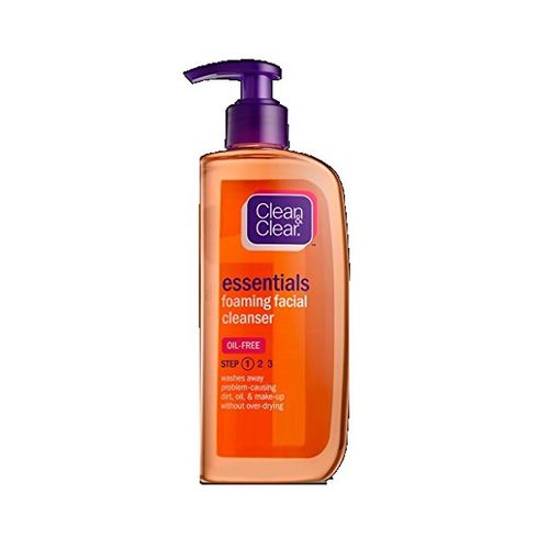 Clean & Clear Essential Foaming Facial Cleanser Sensitive Skin Toner 8 Ounces Per Bottle