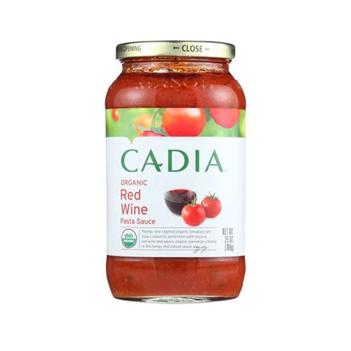 CADIA, ORGANIC RED WINE PASTA SAUCE