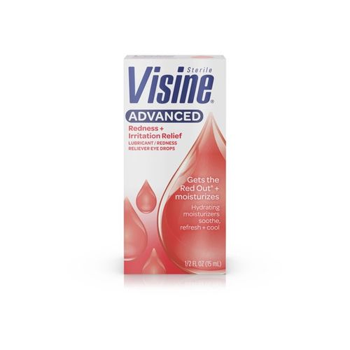 Visine Advanced Redness + Irritation Relief Eye Drops - 0.5 fl oz