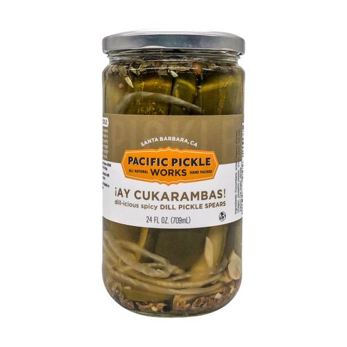 Hot Garlic Dill Pickles 24 Oz