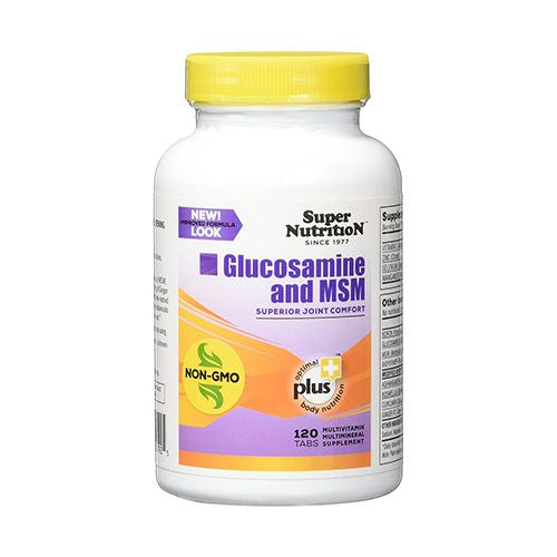 SuperNutrition Glucosamine and MSM Joint Comfort Tablets, 120 Ct