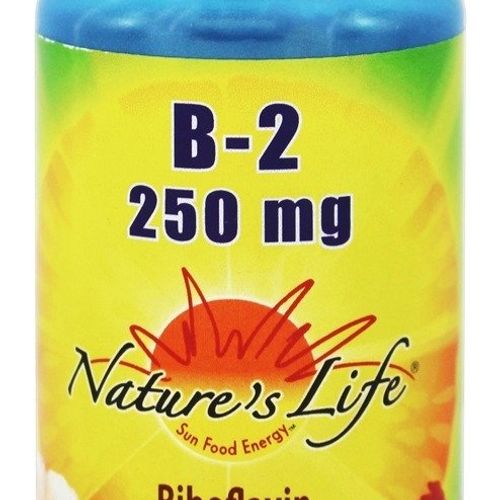 Nature s Life Vitamin B-2 250mg | Powerful Support for Healthy Skin & Metabolism | Easy-to-Swallow Tablets | Non-GMO & Vegetarian | 100ct