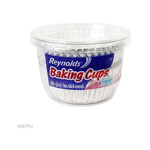 Reynolds Silver Foil Baking Cups 2.5 - 32ct"
