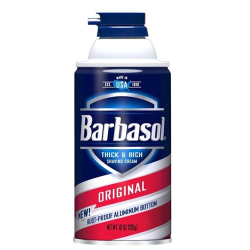 Barbasol Original Thick & Rich Shaving Cream for Men  10 Oz.