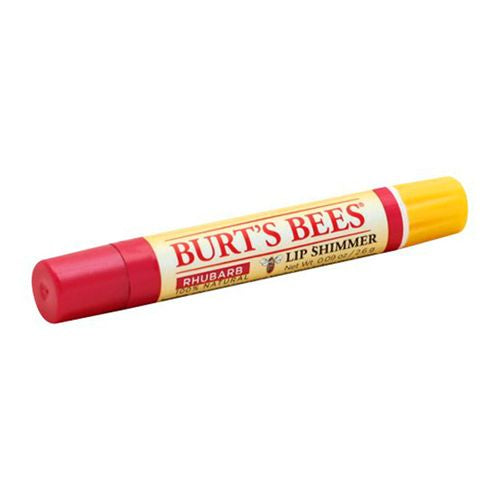 Burt s Bees 100% Natural Moisturizing Lip Shimmer  Rhubarb - 1 Tube