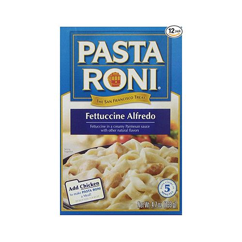 Pasta Roni Fettuccine Alfredo 4.7 Ounce Paper Box