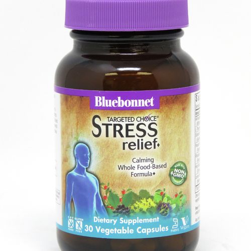 Bluebonnet Kosher Targeted Choice Stress Relief - 30 Vegetable Capsules