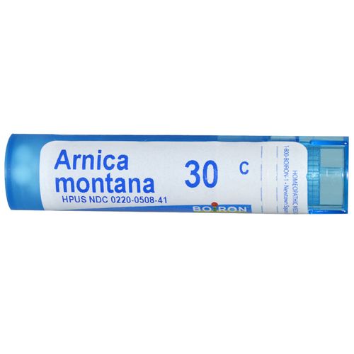 Boiron Arnica Montana 30C  Homeopathic Medicine for Muscle Pain  Stiffness  Swelling From Injuries  Bruises  80 Pellets