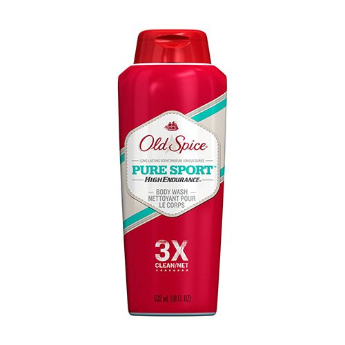 Old Spice High Endurance Body Wash for Men  Pure Sport Scent  18 FL OZ (532 mL)